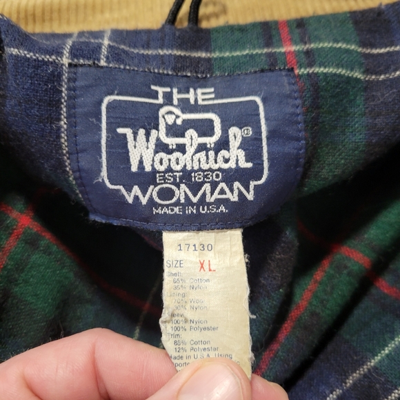 Vintage Woolrich Women’s Large Rain/Winter Trench Coat xlarge - Picture 3 of 10